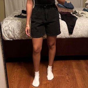 Lee high-waisted denim shorts